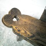 Brutalist tripod chair