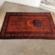 Tapis d'orient vintage fait main
