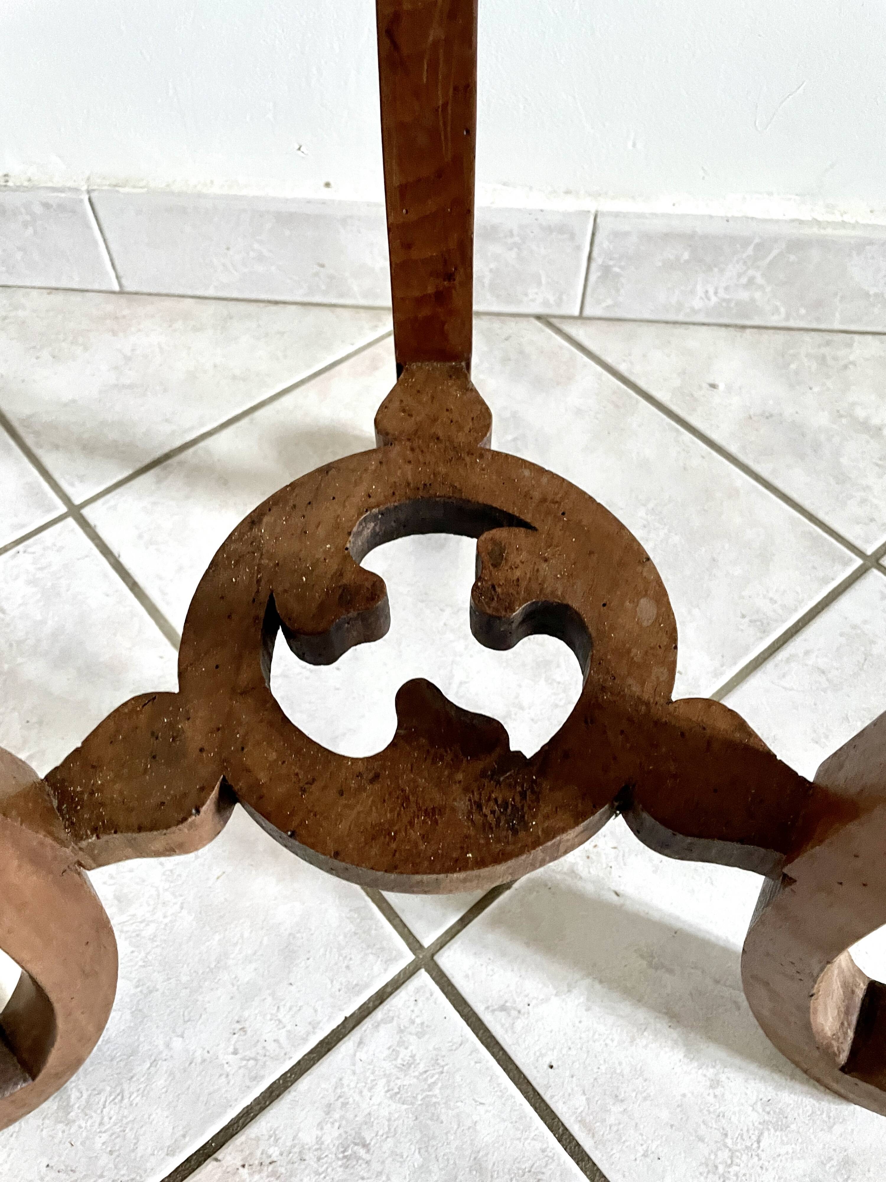 20th century walnut side table