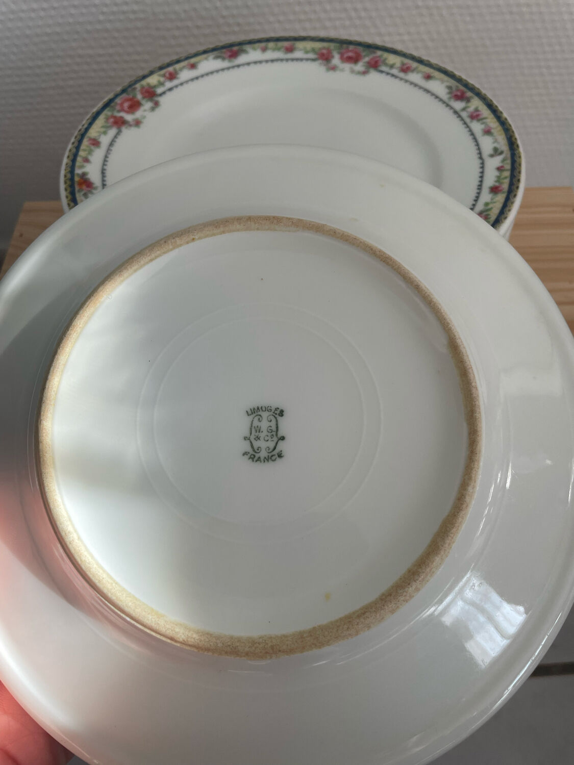 Limoges porcelain plates