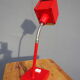 Scandinavian kuben lamp by björn svensson for elidus
