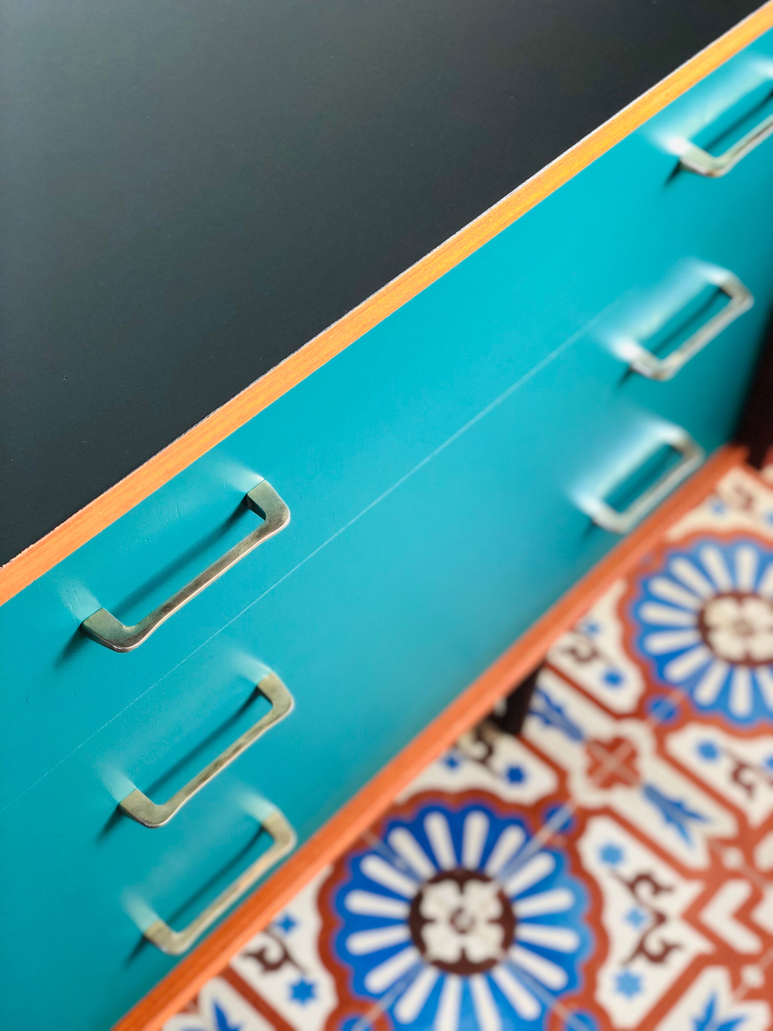 Vintage teak dresser