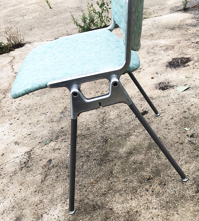 8 old office chairs Castelli - model DSC106 by Giancarlo Piretti
