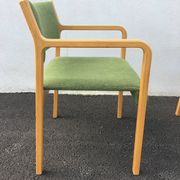 Curved wooden chairs by Wilhelm Ritz for Wilkhahn 1960/1970 - Set of 2
