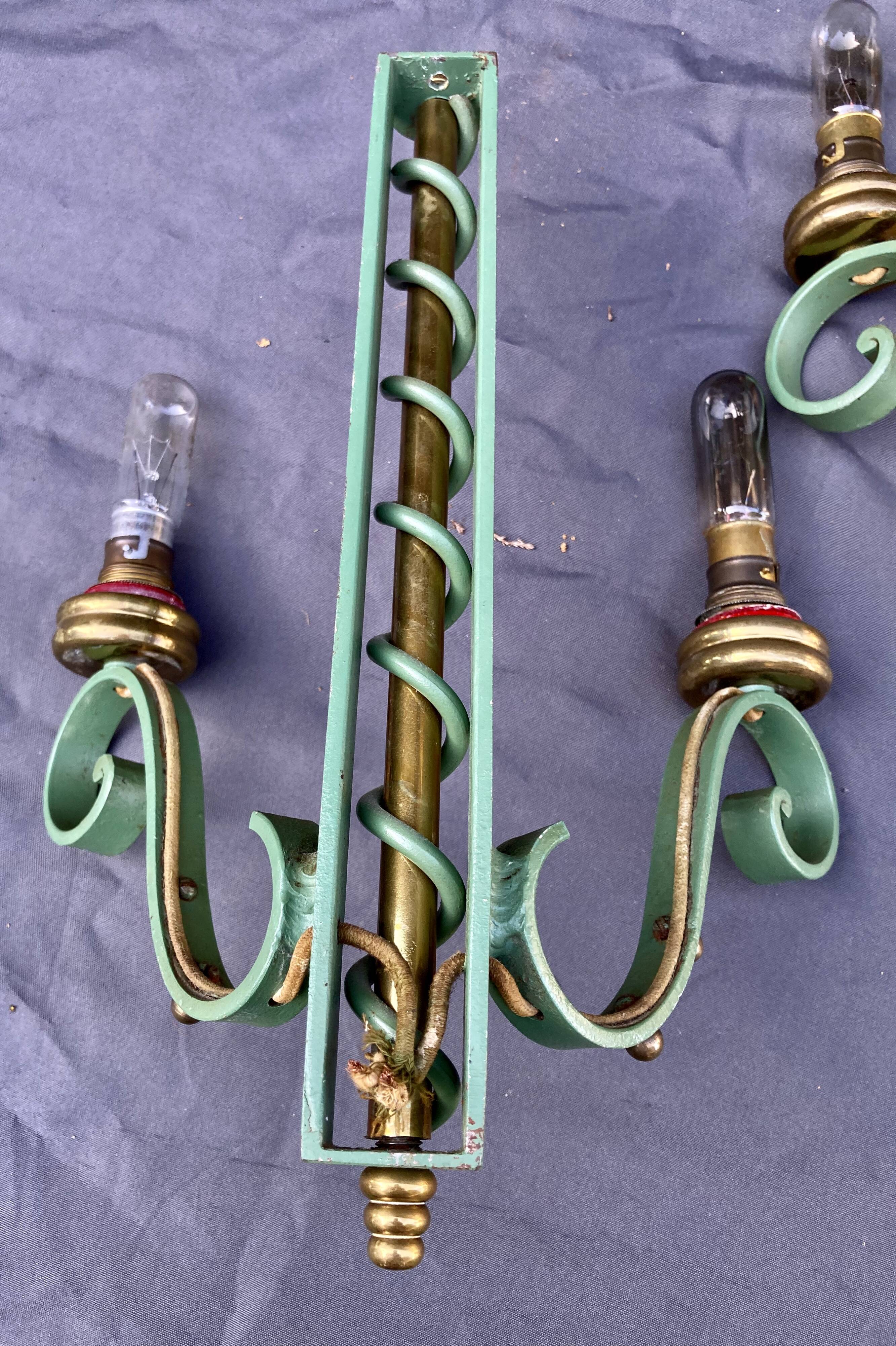 Pair of wall lamps 1940/1950