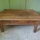 Old solid wood table
