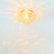 Mid-Century Amber Bubble Glass Ceiling Light by H.Tynell for Limburg, 1970s