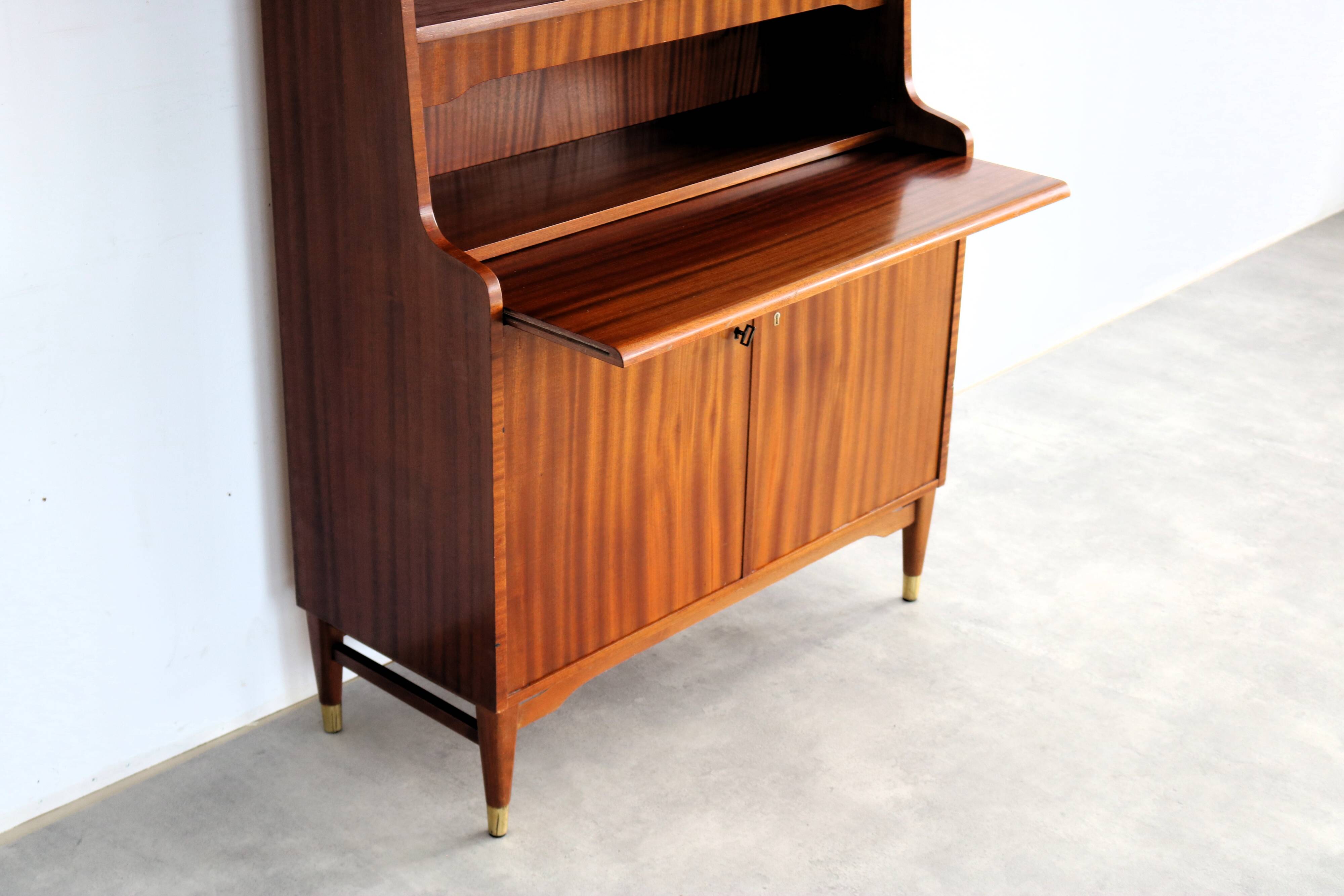 Vintage secretary | wall cupboard | 60s | sweden
