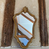 Baroque style gold mirror