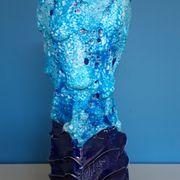 Fat lava ceramic vase from Vallauris, 60s/70s
