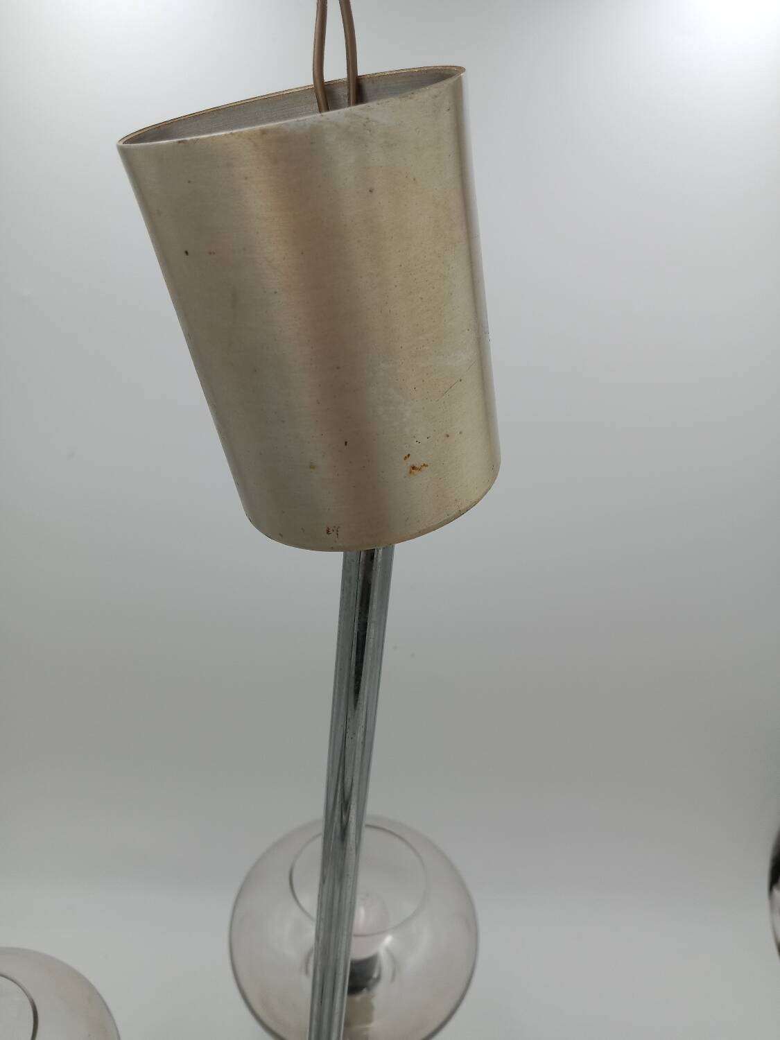 5-light chrome chandelier