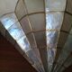 Sconce in mother-of-pearl and brass