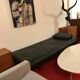 Day bed, vintage bench sofa dating from the 70s.