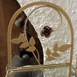 Wrought iron shelf
