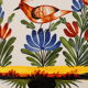 Assiette en faience de Malicorne signé emile tessier decor oiseau