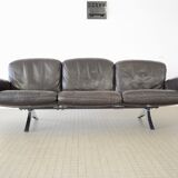 De Sede ds31 brown 3 seater leather sofa