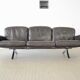 De Sede ds31 brown 3 seater leather sofa