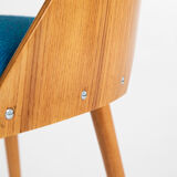 Pair of restored chairs by Antonin Suman, ONV Pisek, 1960s