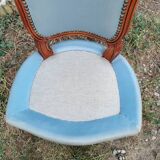 Ancienne petite chauffeuse en merisier
