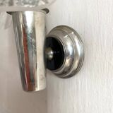 Pair of vintage cast perspex wall lights