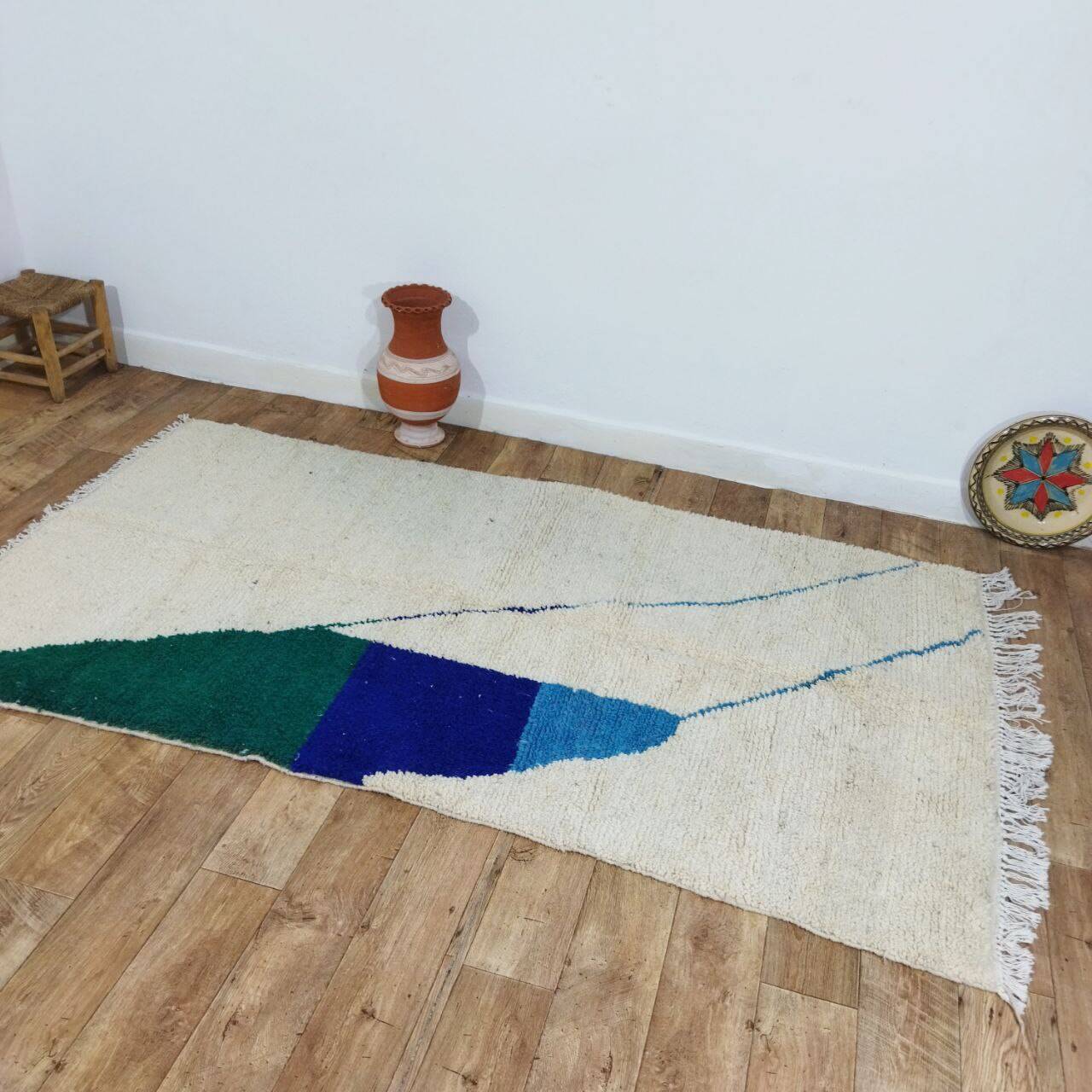 Tapis berbère marocain artisanal fait main