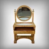 Dressing table in elm burl veneer, Empire period – Early 19th century