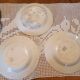 Lot de 3 assiettes creuses anciennes Terre de fer Choisy Le Roi