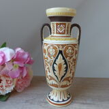 Maioliche Deruta Vase Hand-Painted Vintage Made in Italy