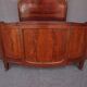 Golden bronze Louis XVI style mahogany bed