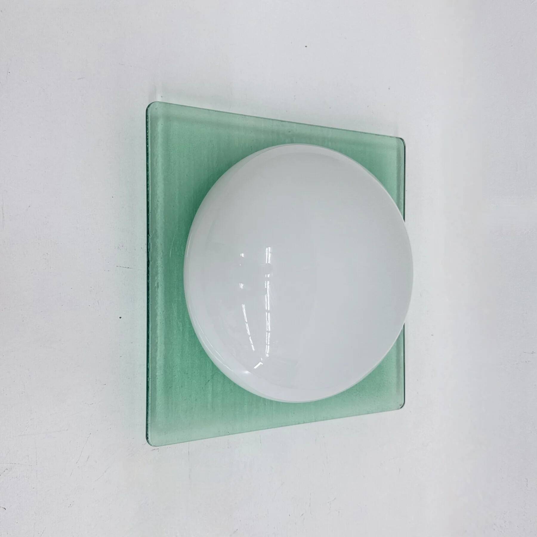 Postmodern glass wall lamp Vetri Murano, 1980s, Italy