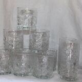 Set of 11 advertising glasses BP 70's