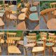 Lot 10 chairs bistro 40/50