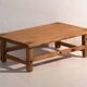 Table basse ancienne en bois de pin – Chine, vers 1890