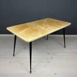 Beige mid-century coffee table, Italy, 1950s