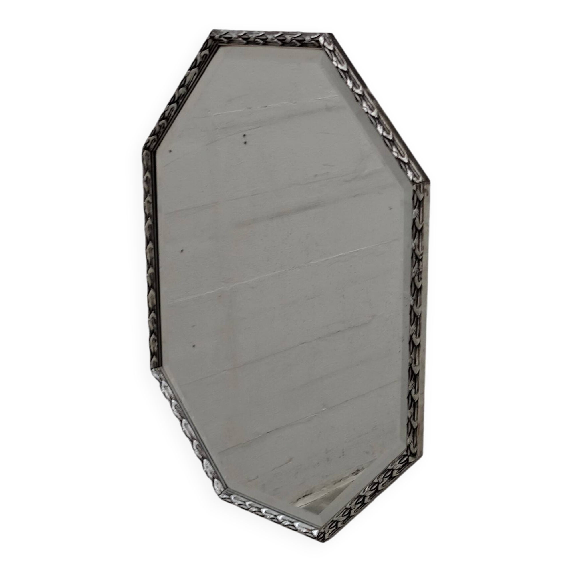 Vintage octagonal mirror