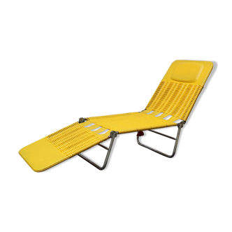 Vintage deckchair kurz design, germany 1960