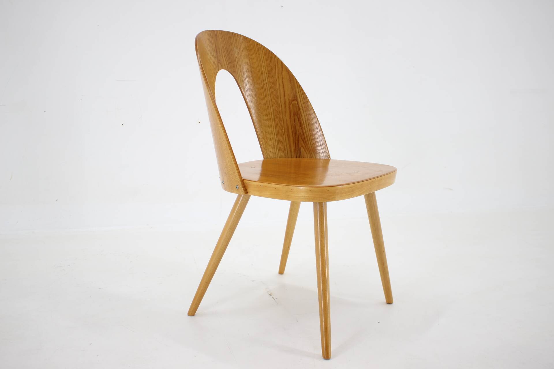 1960s Antonin Suman Chair in Walnut ,Czechoslovakia