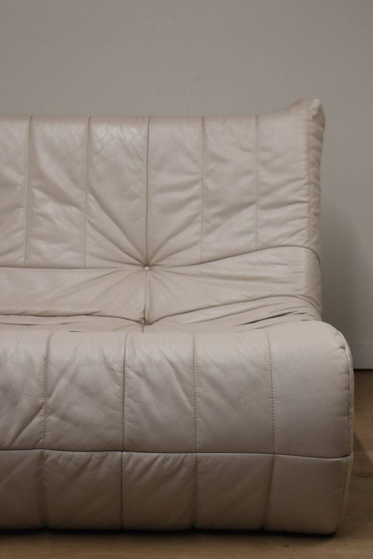 Vintage 2 seater leather sofa, 1970