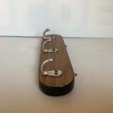 Tea towel holder in formica 3 hooks