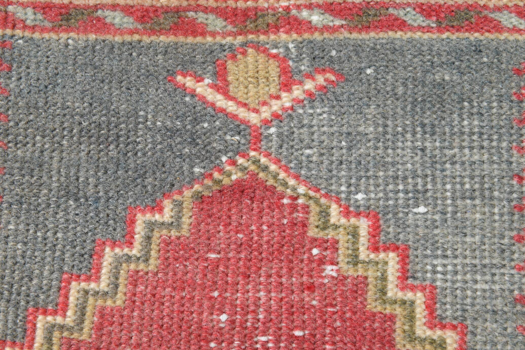 3x9 Red Classic Vintage Persian Runner Rug, 104x280Cm
