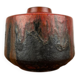 Brutalist studio pottery vase by Lu and Gerd Grove, 1964.