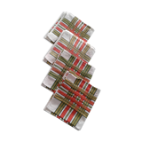 Set of 4 Basque style towels. vintage