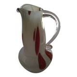 Flora vase by Frantisek Koudelka, beige-red, 1970