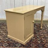 Bureau anglais en chêne et noyer du début XXème