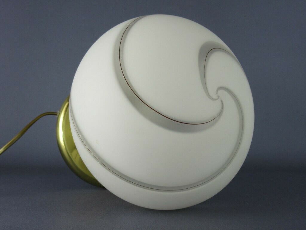 Murano lamp mid century modern pretty shape and design in glass italy 1970