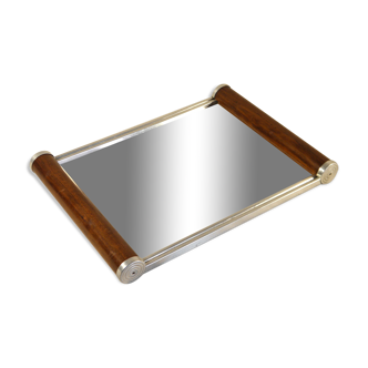 Plateau miroir Art Déco 31 x 21