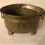 Brass planter