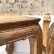 2 tables d'appoint en bois d'orme, Chine années 50