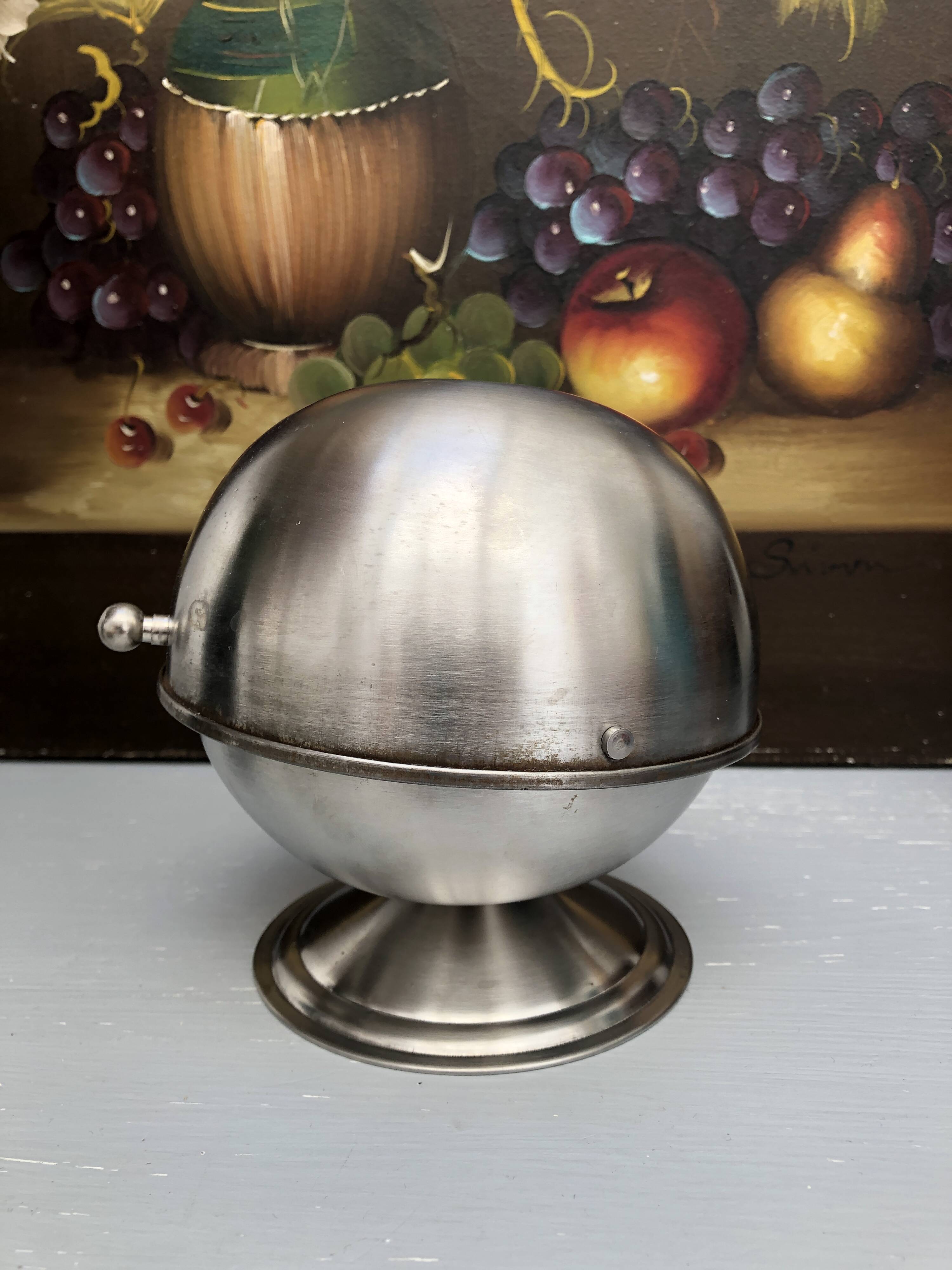 Old bistro counter sugar bowl