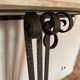 Large wrought iron console